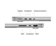 APPLE MacBook Pro M4 10/10/14,2"/16GB/1TB SSD - Silver - 1292410 - zdjęcie 7